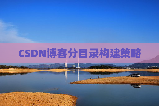 CSDN博客分目录构建策略